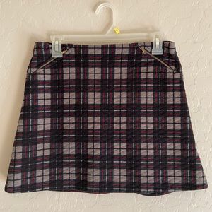 Princess Vera Wang Plaid Skirt